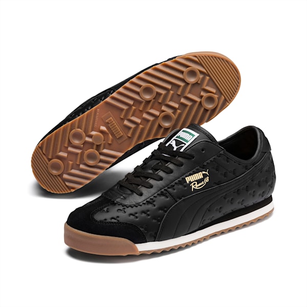 Roma '68 Gum Sneakers, Puma Black-Puma Black, extralarge