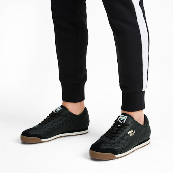 Roma '68 Gum Sneakers, Puma Black-Puma Black, extralarge