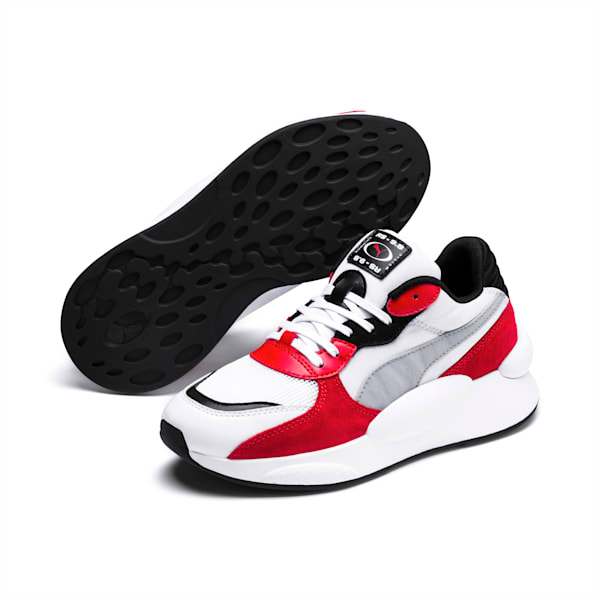 Puma RS 9.8 Space hvide og røde sneakers