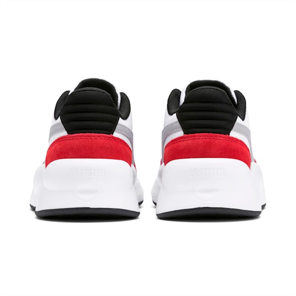 RS 9.8 Space Little Kids' Shoes, Puma White-High Risk Red, extralarge