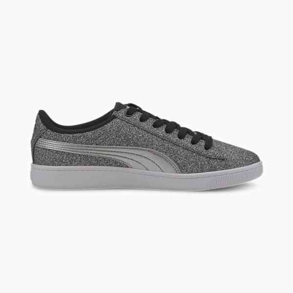 PUMA Vikky v2 Glitz Sneakers JR, Puma Black-Puma Silver-Puma White, extralarge