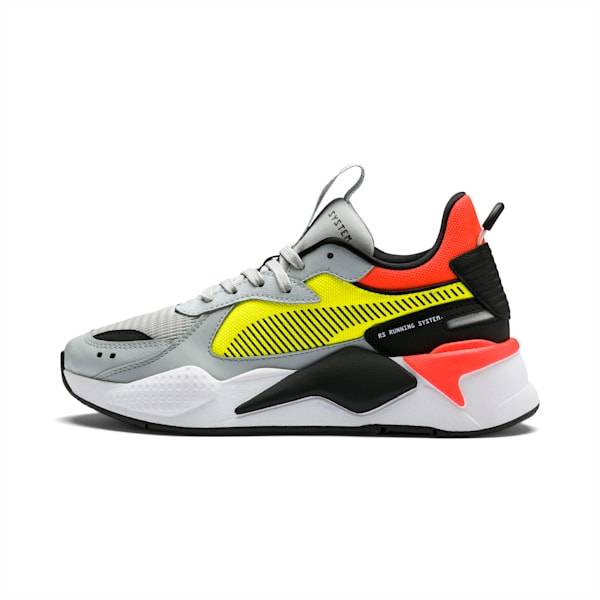 RS-X Hard Drive Sneakers JR, High Rise-Yellow Alert, extralarge