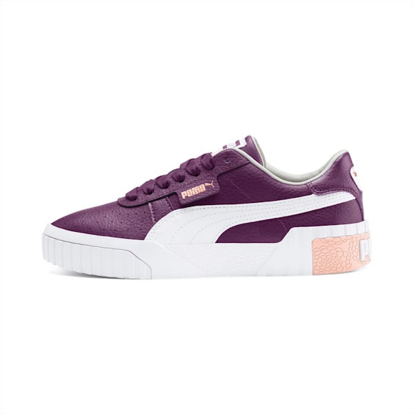 Cali Girls' Sneakers JR, Plum Purple-Peach Parfait