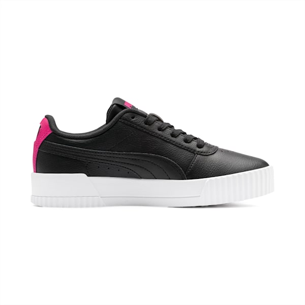 Carina L Youth Sneakers, Puma Black-Puma Black-Beetroot Purple, extralarge-IND
