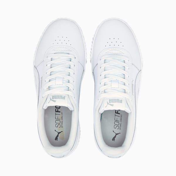Tenis niños grandes Carina, Puma White-Puma White-Gray Violet, extralarge