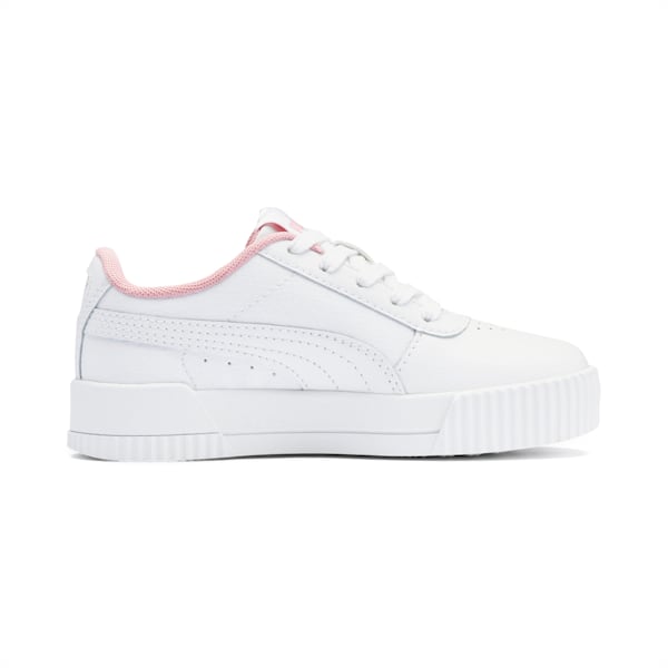 Carina L Kids' Trainers, Puma White-Puma White, extralarge-GBR