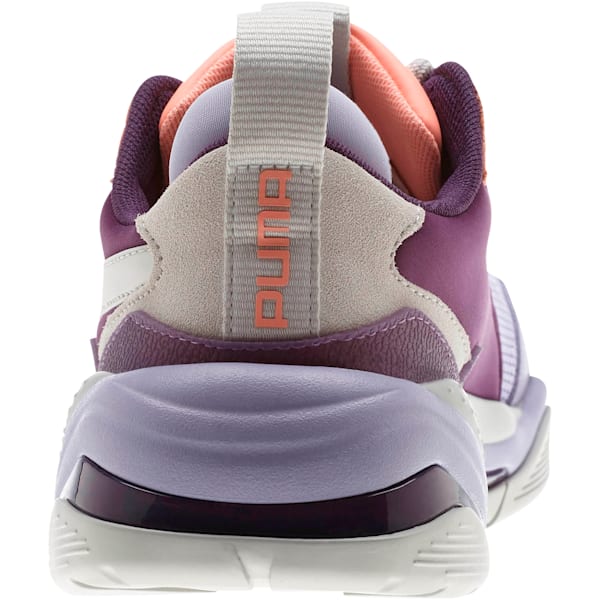 Thunder Fashion Women’s Sneakers, Sweet Lavender-Bright Peach, extralarge