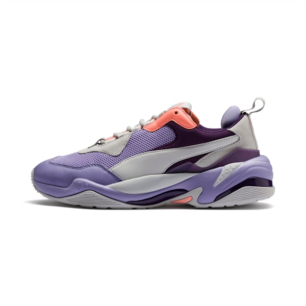 Thunder Fashion Women’s Sneakers, Sweet Lavender-Bright Peach, extralarge