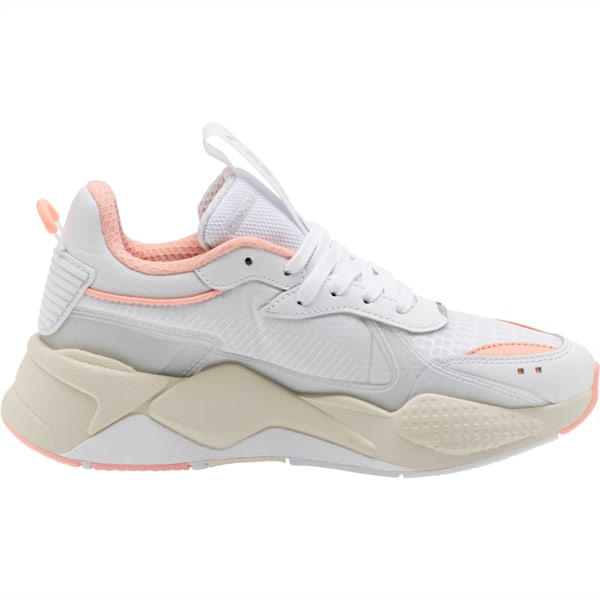 RS-X Tech Women’s Sneakers, Puma White-Peach Bud, extralarge