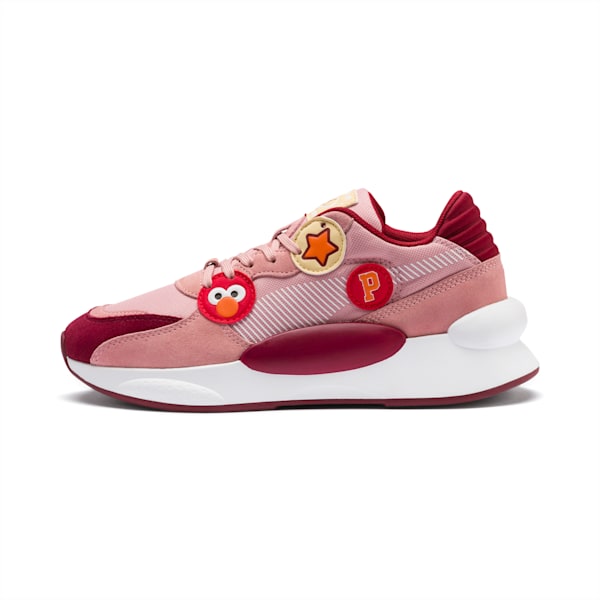 Sesame Street 50 RS 9.8 Youth Shoes, Bridal Rose-Rhubarb, extralarge