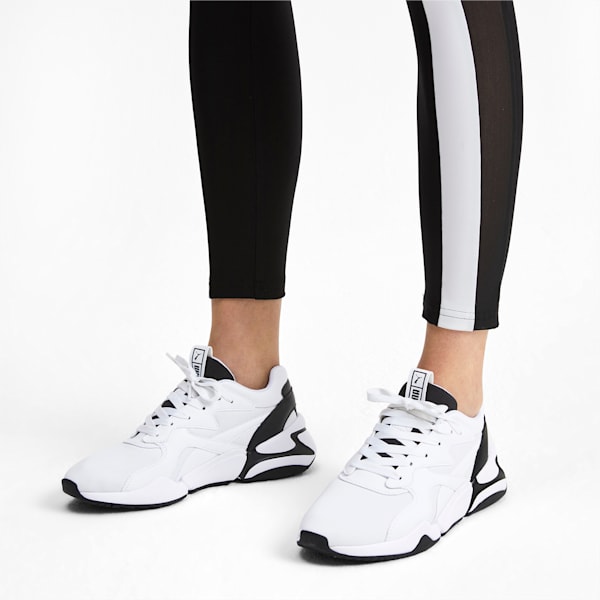 Nova Women's Shoes, Puma White-Puma Black, extralarge-IND