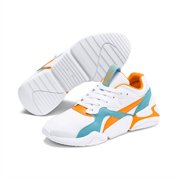 Nova Women's Sneakers, Puma White-Milky Blue, extralarge