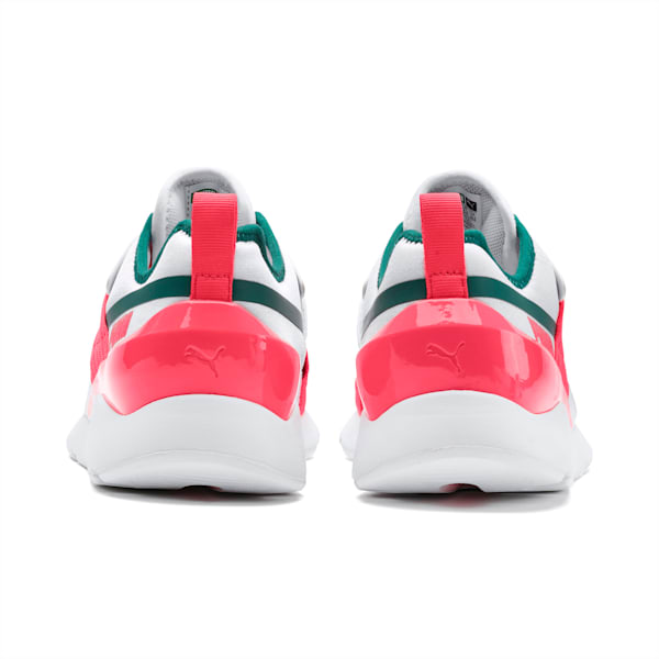 Muse X-2 Women's Shoes, Puma White-Pink Alert, extralarge-IND