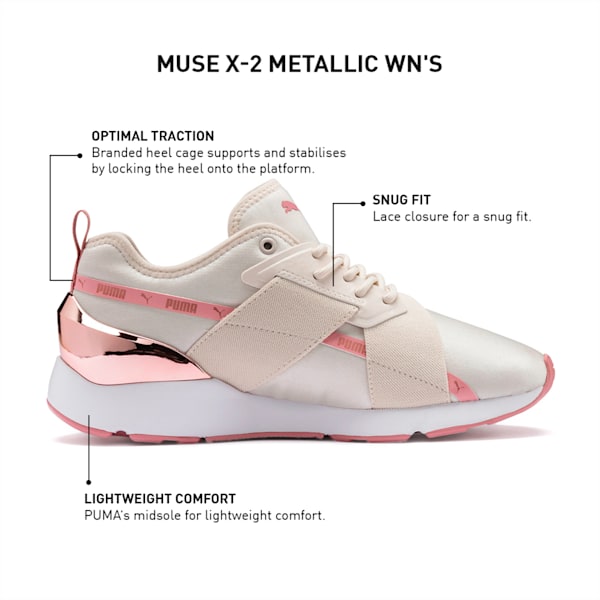 Puma muse x 2 metallic sales