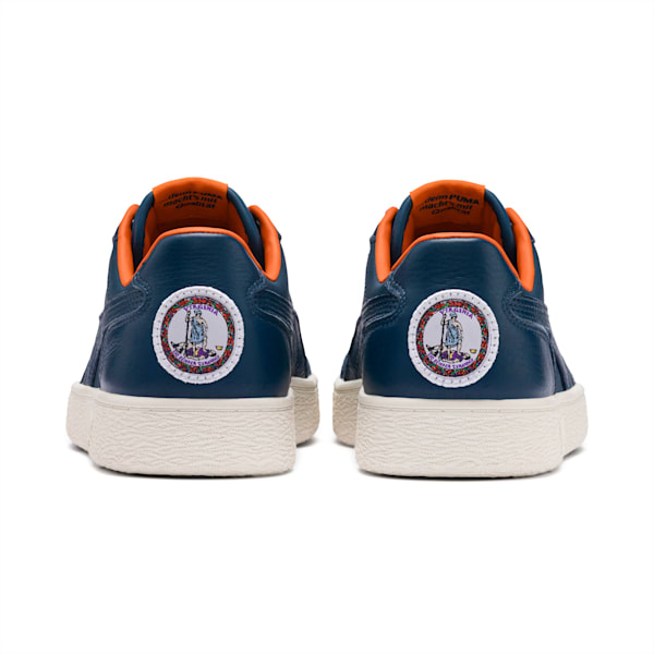 Ralph Sampson Virginia Lo Sneakers, Gibraltar Sea-Marshmallow-Jaffa Orange, extralarge