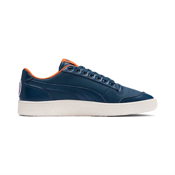 Ralph Sampson Virginia Lo Sneakers, Gibraltar Sea-Marshmallow-Jaffa Orange, extralarge