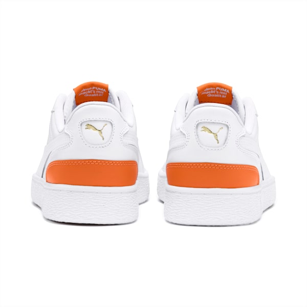 Ralph Sampson Lo Sneakers, Puma White-Puma White-Jaffa Orange, extralarge