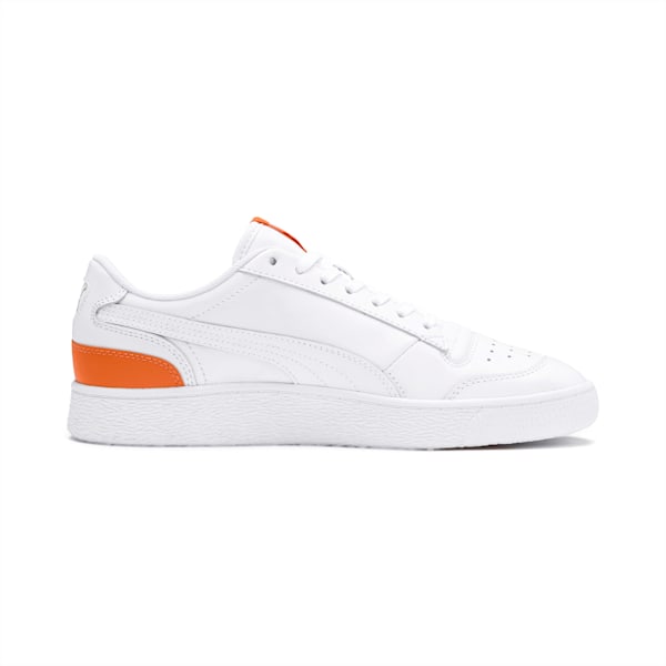 Ralph Sampson Lo Sneakers, Puma White-Puma White-Jaffa Orange, extralarge
