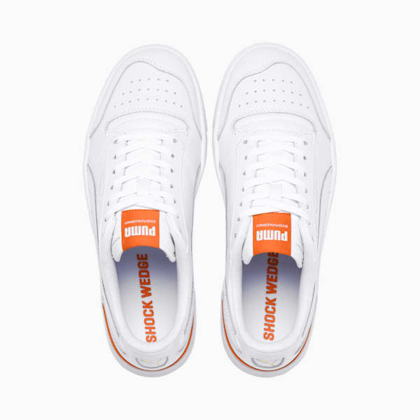 Ralph Sampson Lo Sneakers, Puma White-Puma White-Jaffa Orange, extralarge