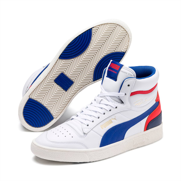 Puma Ralph Sampson Mid OG WhiteBlueRed28 camping.com