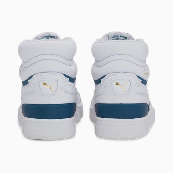 Ralph Sampson Mid Sneakers, Puma White-Digi-blue, extralarge