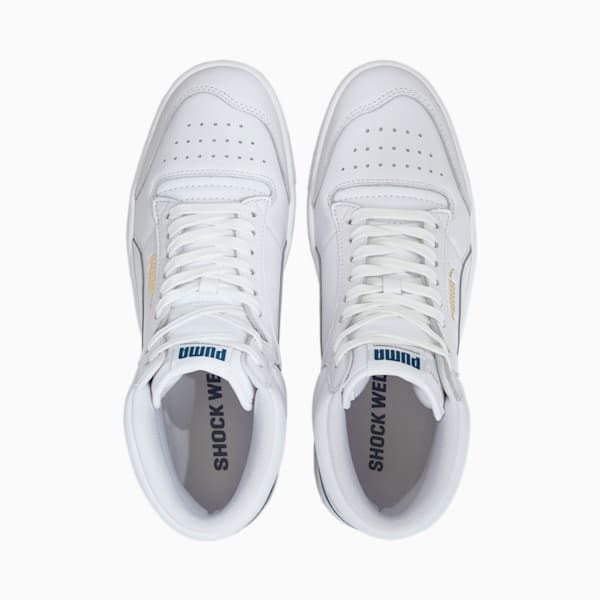 Tenis Ralph Sampson Mid, Puma White-Digi-blue, extralarge
