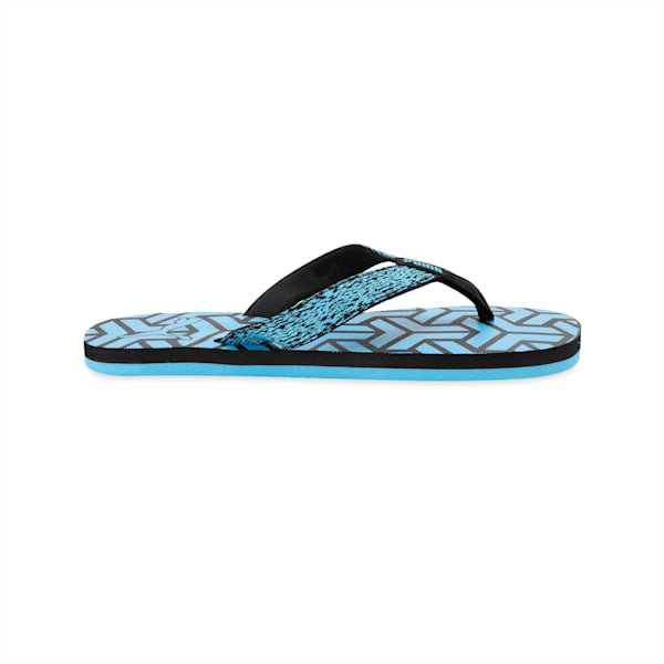 Camp Men's Slippers, Puma Black-Bleu Azur, extralarge-IND