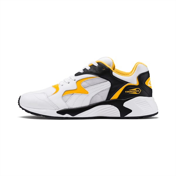 Prevail IR Reality Sneakers, Puma White-Orange Alert, extralarge