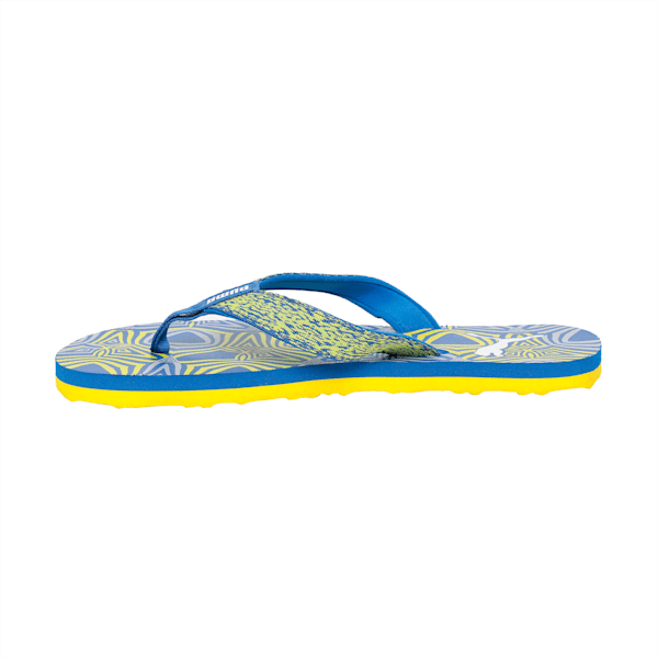 Carb Unisex Flip Flops, Royal Blue-Blazing Yellow-Quarry, extralarge-IND