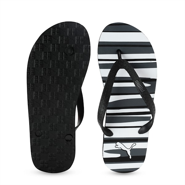 Conik GU IDP Flip Flops, Puma Black-Dark Shadow-Puma White, extralarge-IND