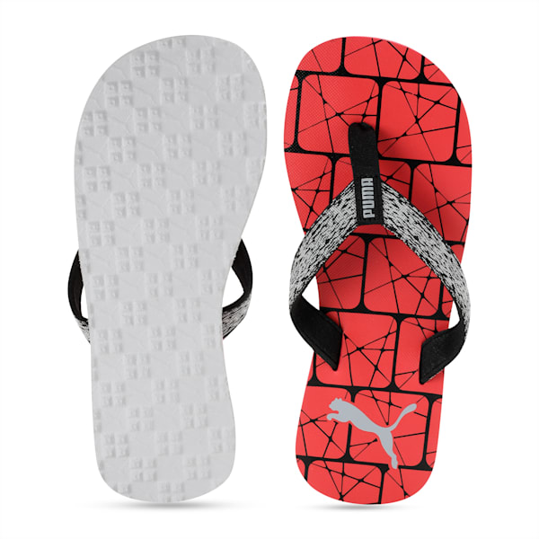 Ferric Flip Flops, Puma Black-High Risk Red-Quarry, extralarge-IND