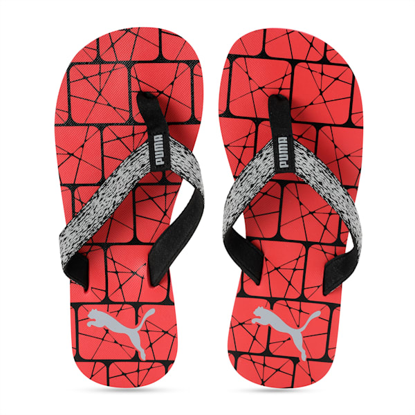 Ferric Flip Flops, Puma Black-High Risk Red-Quarry, extralarge-IND