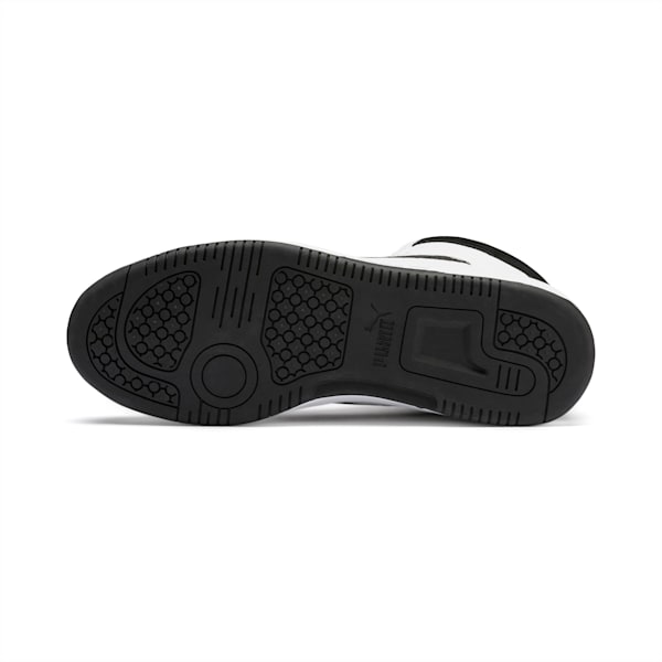 PUMA Rebound LayUp Mesh Men's Sneakers, White-Black-High Risk Red, extralarge