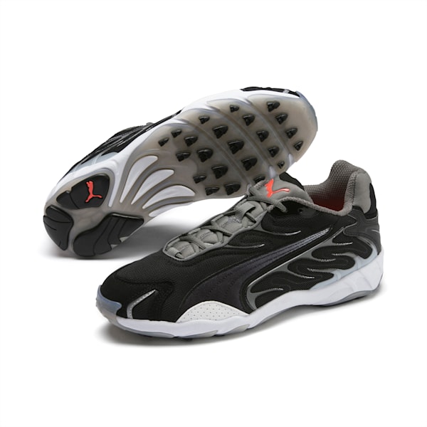 Inhale Flares Sneakers, Puma Black-Puma White, extralarge