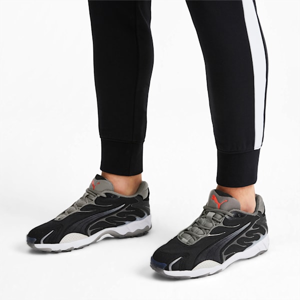 Inhale Flares Sneakers, Puma Black-Puma White, extralarge