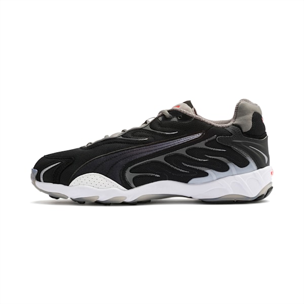 Inhale Flares Sneakers, Puma Black-Puma White, extralarge