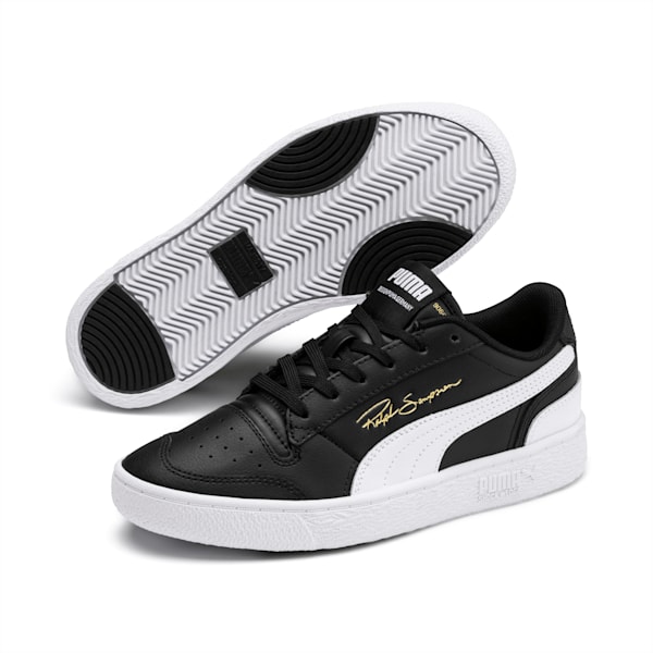 Ralph Sampson Lo Sneakers JR, Puma Black-Puma White-Puma White, extralarge