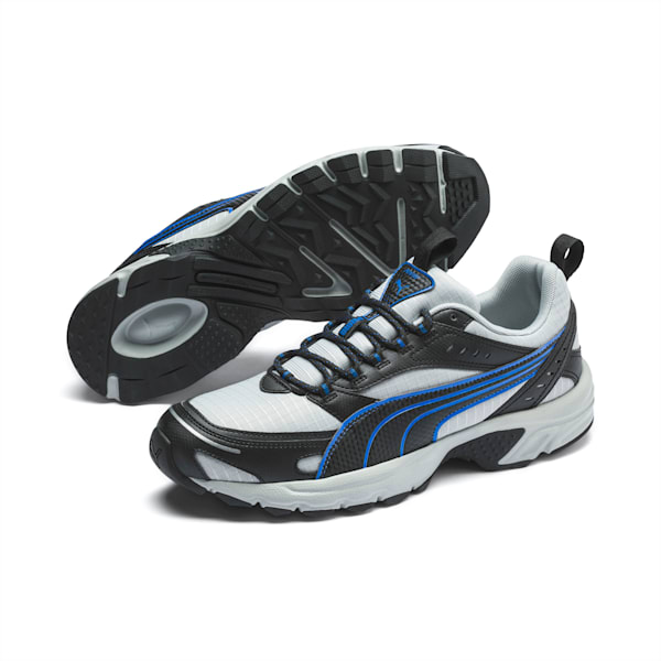 Axis Trail Sneakers, High Rise-Puma Black-Palace Blue-Puma Silver-Puma White