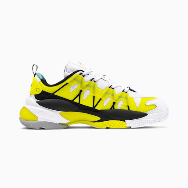 LQDCELL Omega Lab Training Shoes, Puma White-Yellow Alert, extralarge