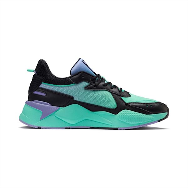 RS-X Tracks MTV Gradient Gloom Sneakers, Puma Black-Sweet Lavender, extralarge