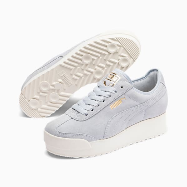 Roma Amor Suede Women's Sneakers, Heather-Puma Team Gold, extralarge