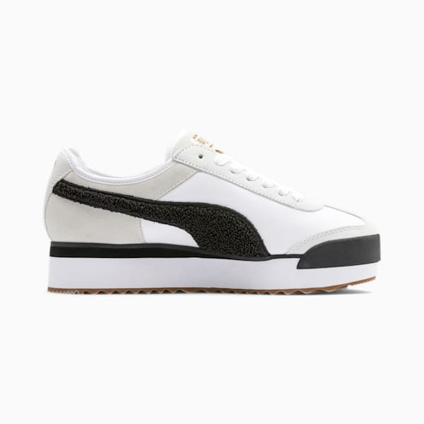 Roma Amor Heritage Women's Sneakers, Puma White-Puma Black, extralarge