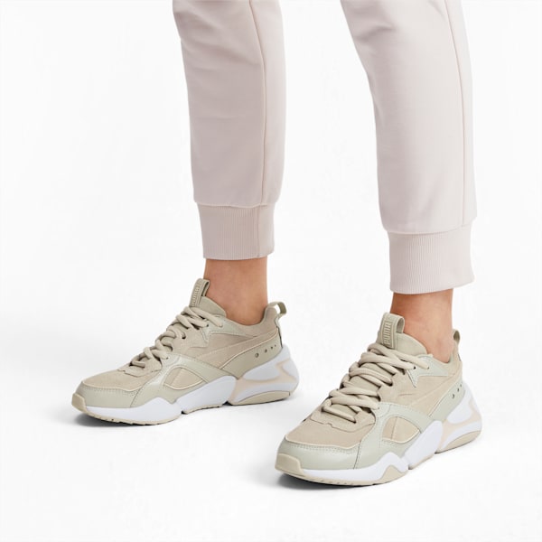Nova 2 Suede Women's Sneakers, Overcast-White Smoke, extralarge