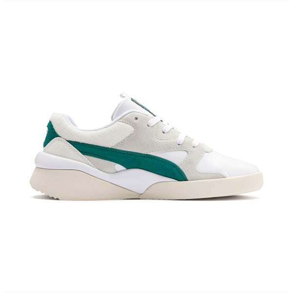 Aeon Heritage Women's Sneakers, Puma White-Teal Green