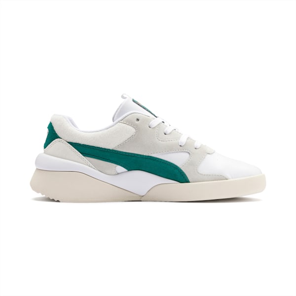 Aeon Heritage Women's Sneakers, Puma White-Teal Green, extralarge