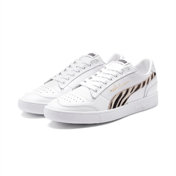 Ralph Sampson Lo Wild Sneakers, Puma White-Puma Black-Puma White, extralarge