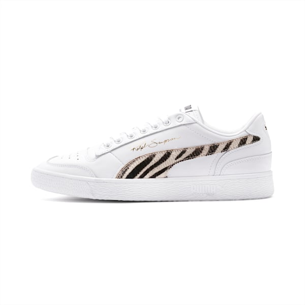 Ralph Sampson Lo Wild Sneakers, Puma White-Puma Black-Puma White, extralarge