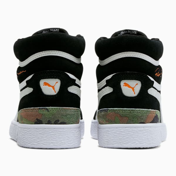 Ralph Sampson Mid Ambush Sneakers, Puma Blk-P Wht-Jaffa Orange, extralarge