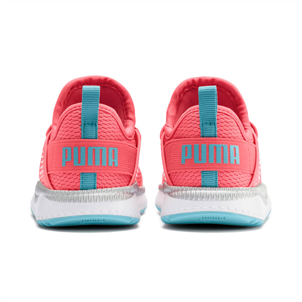 Pacer Next Cage Metallic Toddler Shoes, Calypso Coral-Milky Blue-Puma White, extralarge