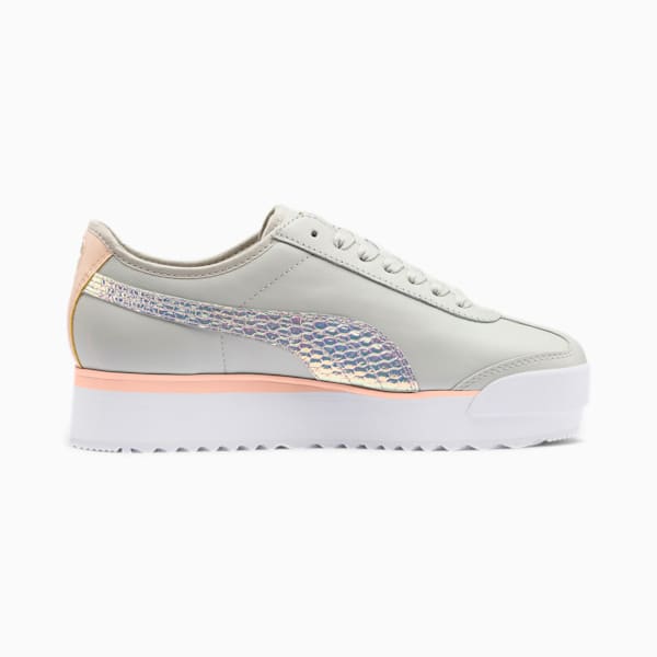 Roma Amor Metallic Women’s Sneakers, Glacier Gray-Puma Silver, extralarge